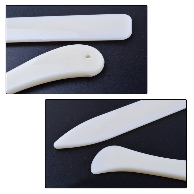 BronaGrand 2 Pieces Bone Folder Paper Creaser Set Scoring Tool for Paper Crafts, Bookbinding, Card Making and Office Supplies - Image 4
